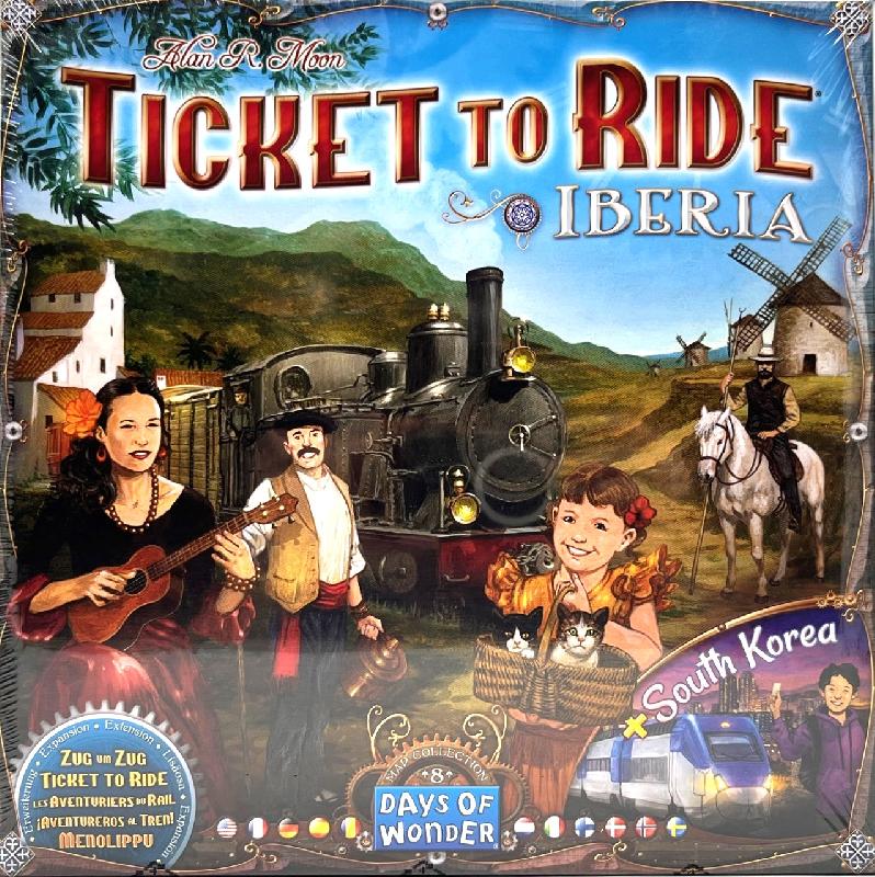 Ticket to Ride Map Collection 8: Iberia + South Korea