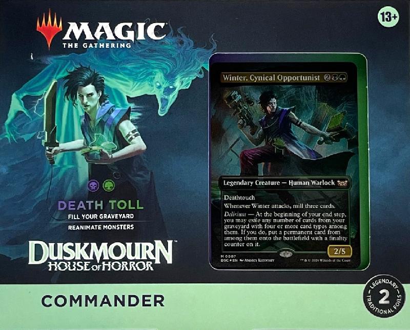 MTG Commander Deck Duskmourn House of Horrors Death Toll