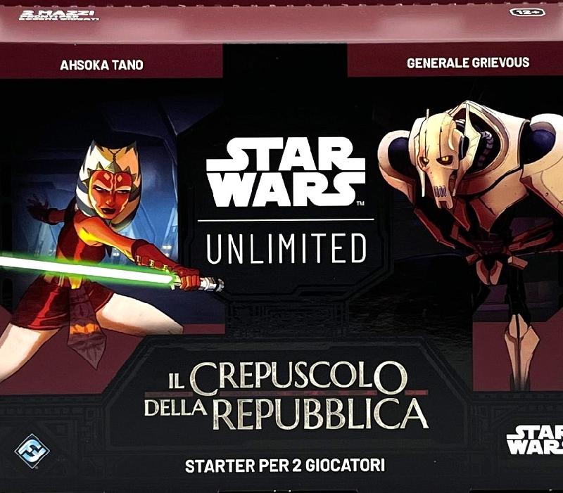 Star Wars Unlimited Crepuscolo della Repubblica Starter 