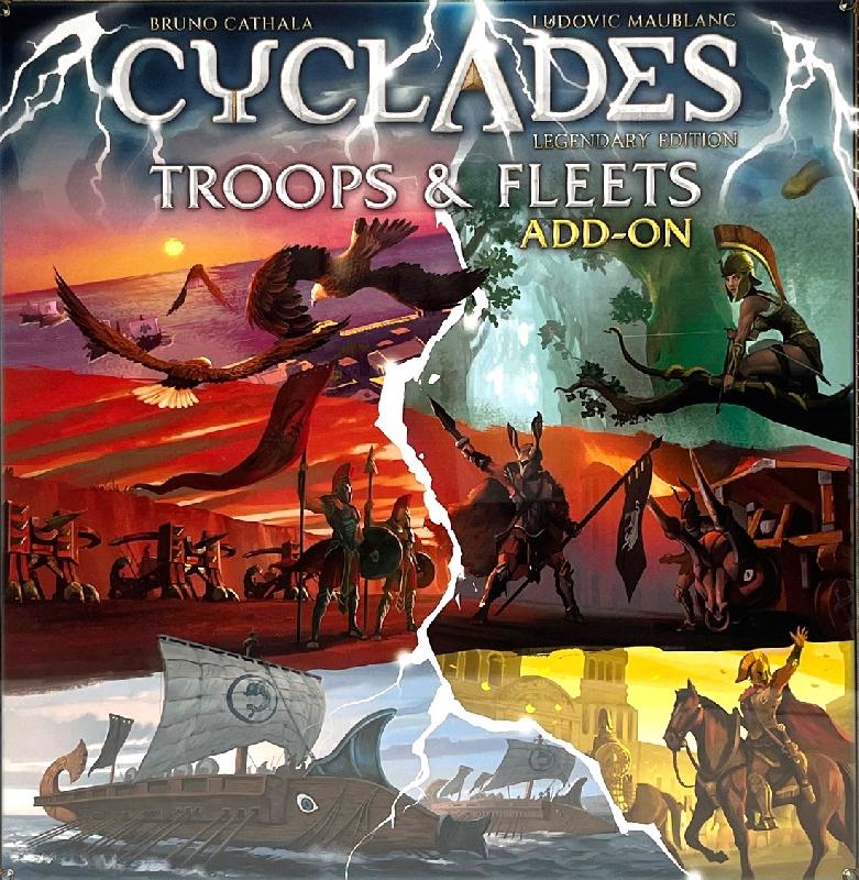 Cyclades Edizione Leggendaria Kit Minaiture Truppe & Flotte